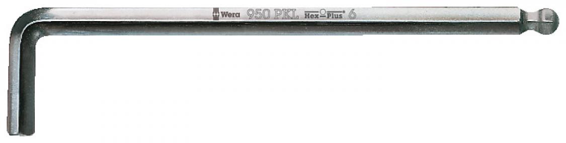 картинка 950 PKL Г-образный ключ, метрический, хромированный WERA 05022063001 — WERA.MOSCOW