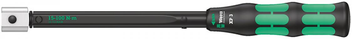 картинка Click-Torque XP 3 Динамометрический ключ с уставкой и регулировкой момента затяжки для сменных инструментов WERA 05075672010 — WERA.MOSCOW